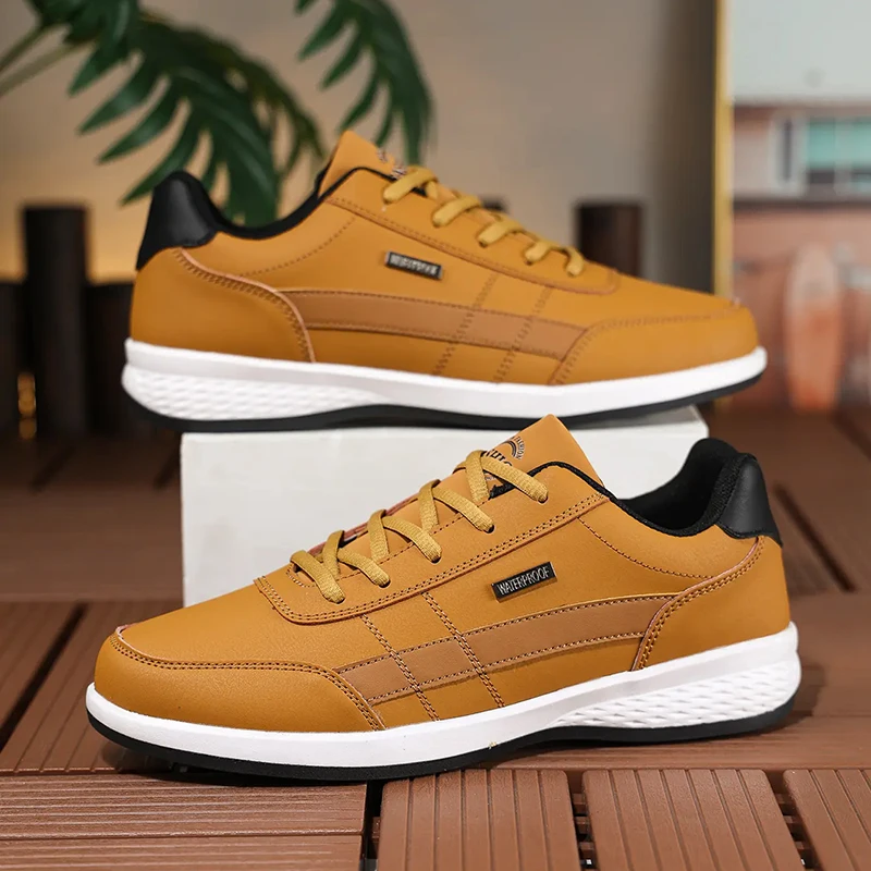 Leather PU Men's Shoes Sneaker - Badminton Shoes Men review and price